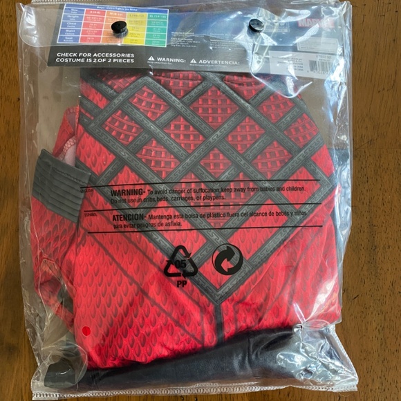 NEW in Packaging Marvel Studios Shang-Chi Halloween Costume Boy Sz. Large 10-12 - Picture 3 of 3